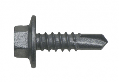SCREW SDM HEX BARE C4 12-14 X 20 BASALT 